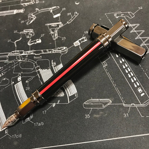 Red Fountain Ink Pen for Sale