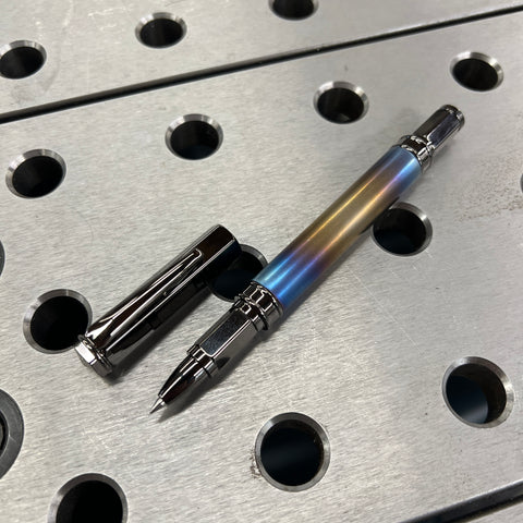 Flamed Titanium Fountain Pen