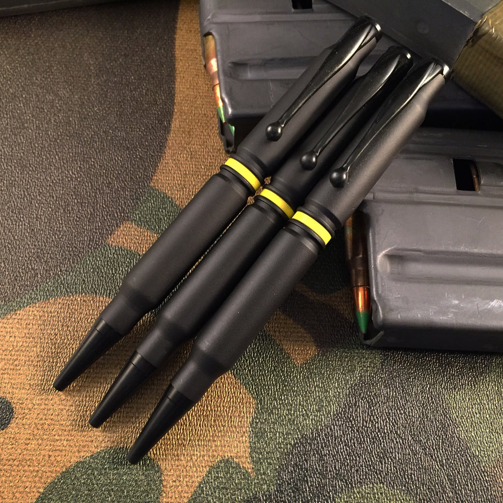 Thin Yellow Line Bullet Pen