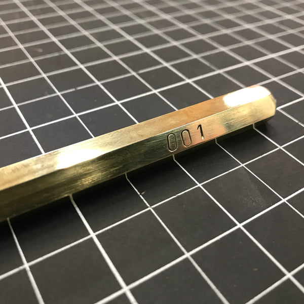 Numbered Brass Scribe