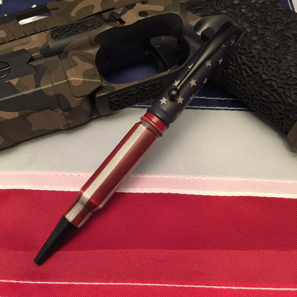 United States Flag Bullet Pen