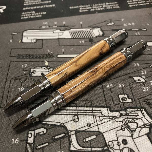 Fountain Pen made of Olive Wood